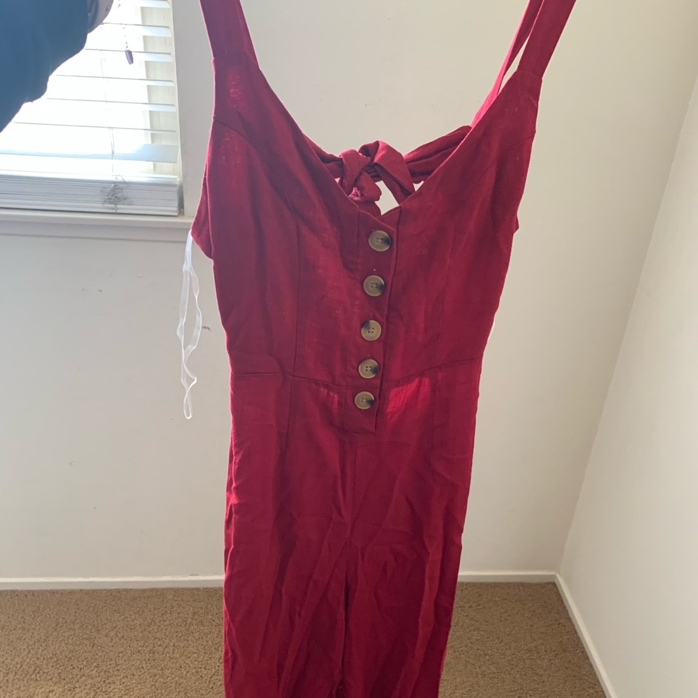 Kendall & Kylie red pants romper
